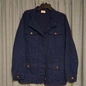 St. John's Bay Deep Blue Cotton Jacket